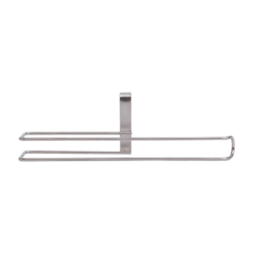 Oruzhe stainless steel kitchen paper towel rack without punching paper towel cling film storage rack under cabinet hanging paper roll rack