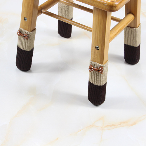 双层针织椅子凳子桌脚垫加厚耐磨桌椅脚套家具静音实木地板保护垫