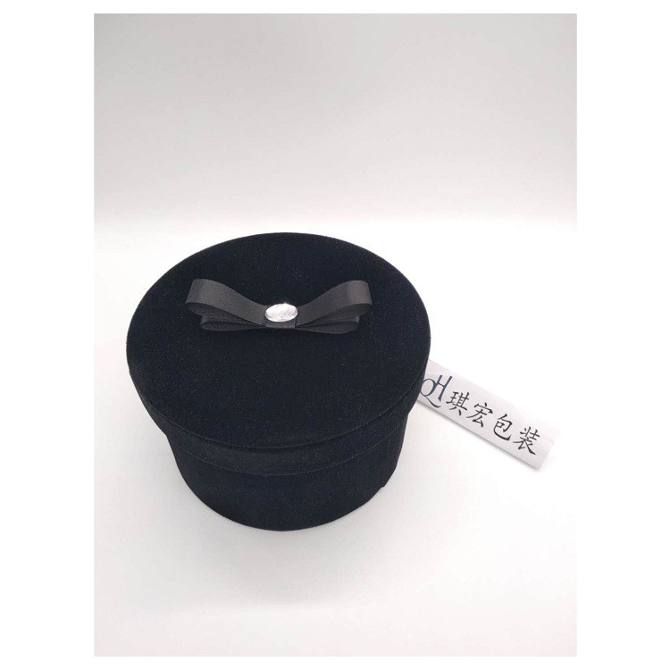 绒布盒  平裱圆盒  绒布圆筒盒  衣帽盒  量大价优  起订量低