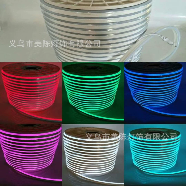 Светодиодный гибкий светильник с наружным освещением, водонепроницаемый неоновый свет, рекламный знак в форме надписи, потолочный светильник для гостиной, трубка