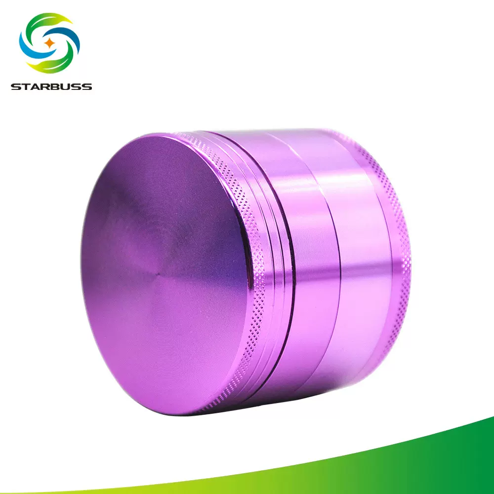 新款铝合金磨烟器直径63mm四层金属磨烟器 CNC系列碎烟器grinder