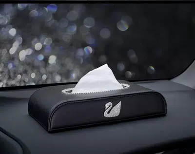 Car tissue box creative Swan Car tissue box/set - single-swan-seat-tissue-box