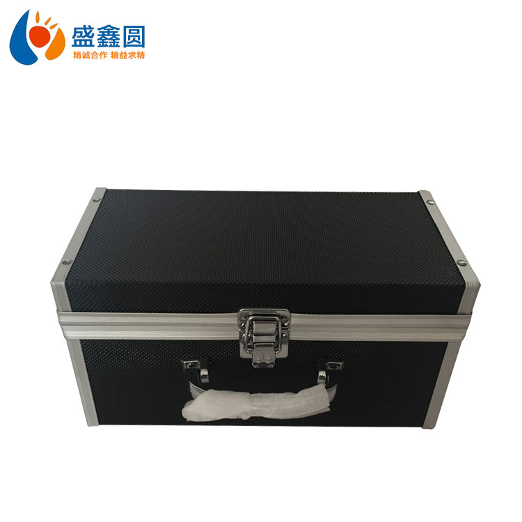 厂家直销工具箱铝合金ABS防水材质密度板烟具收纳箱24*12*12cm