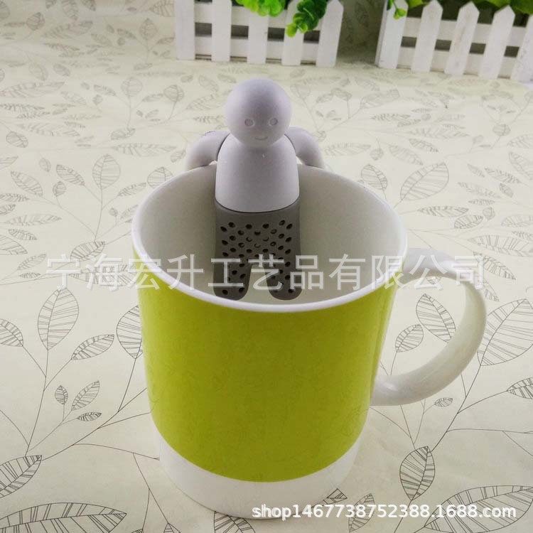 专注提供 小人形硅胶泡茶器 加厚硅胶泡茶器 硅胶泡茶器