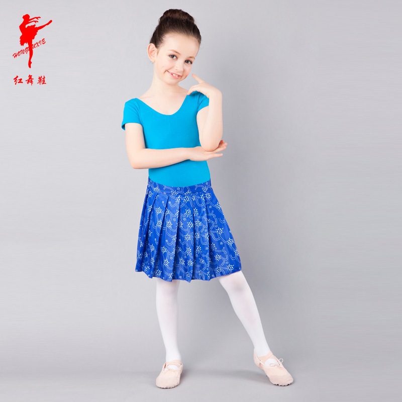 红舞鞋幼儿童舞蹈服装芭蕾舞考级表演裙少儿吊带舞蹈练功启蒙舞裙
