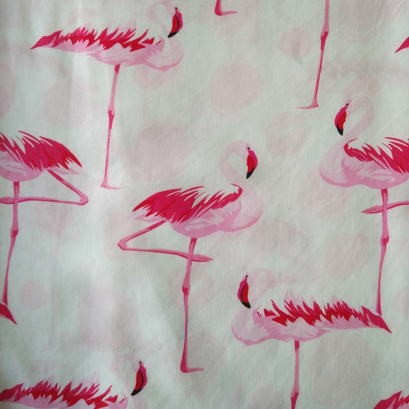 45支人棉印花面料 夏季女装 文艺连衣裙服装面料批发 厂家直销