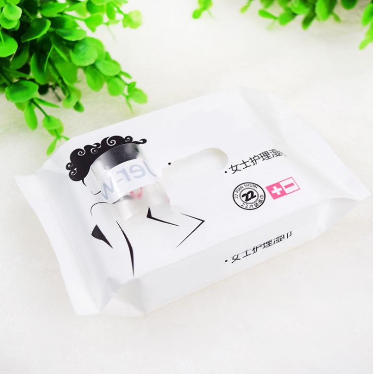 Factory straight hair female health maternal wet tissue pregnant women postpartum physiological period private part care wet tissue