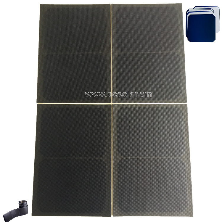 太阳能电池板件ETFE高效率SunPower贴片太阳能板单晶太阳能电池板