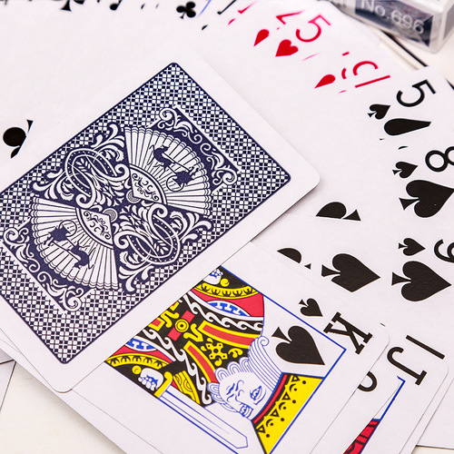 纸质扑克牌硬纸牌家用待客娱乐纸牌桌游斗地主加厚简约扑克牌批发