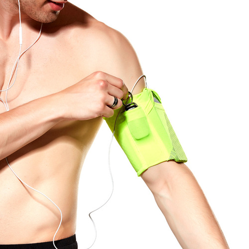 Factory Direct Sale Men and Women Running Elastic Phone Arm Bag Travel Phone Case Fitness Sports Outdoor Gear Wrist Bag