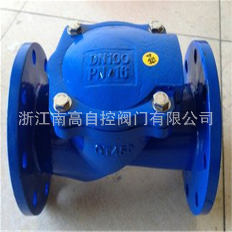 橡胶瓣止回阀 HC44X SFCV DN300 法兰连接橡胶瓣止回阀