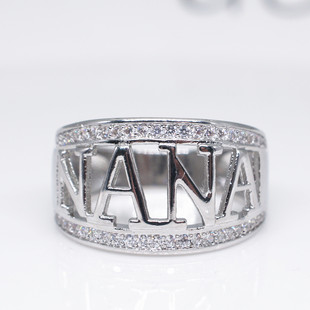 �W�����u�}�Q���Y��Nana ����ĸ���̽�ָ �18k�׽��荽�ָ�S��