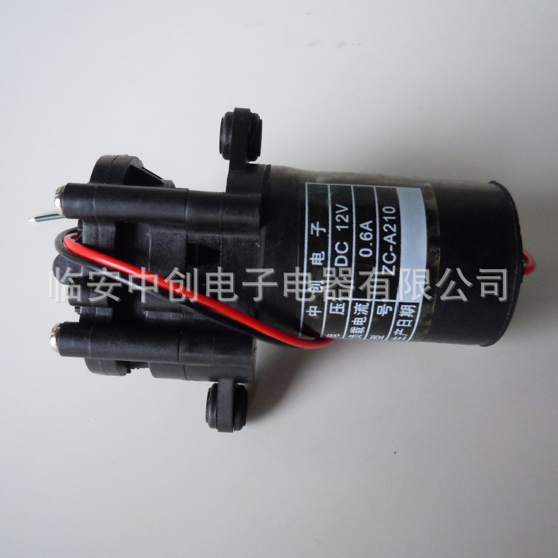 12VA250直流齿轮泵静音直流自吸泵耐酸碱塑料小油泵农药喷雾泵