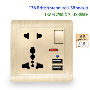 �۰İ�๦��Ӣ�˲��� 13A���USB��厧�_�P���H���Ӣʽ����