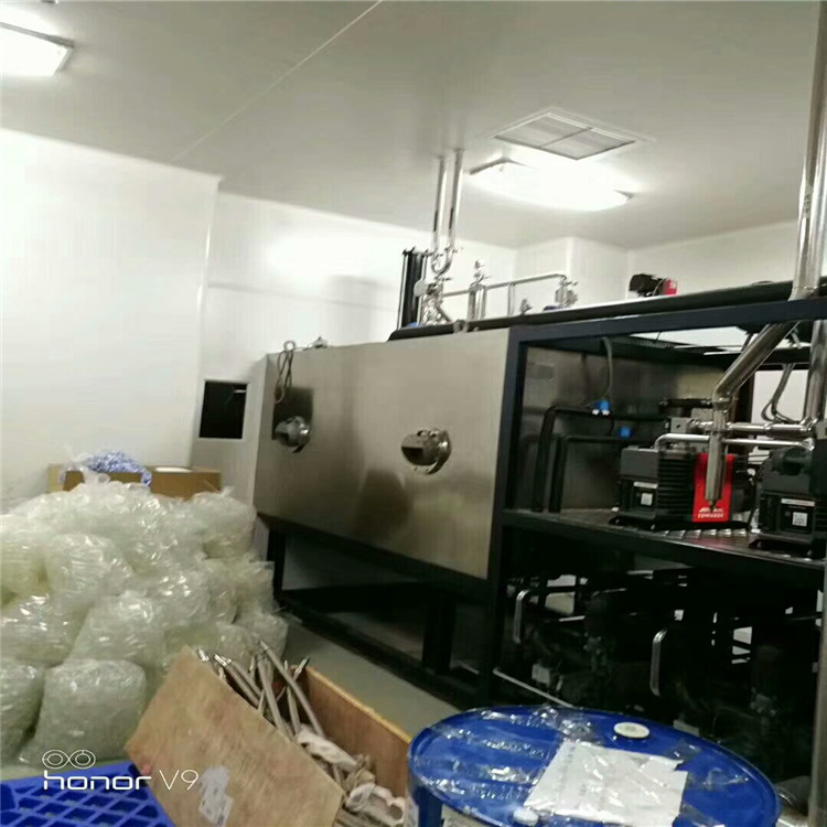 出售二手20平方真空冷冻干燥机 二手冷冻真空干燥机