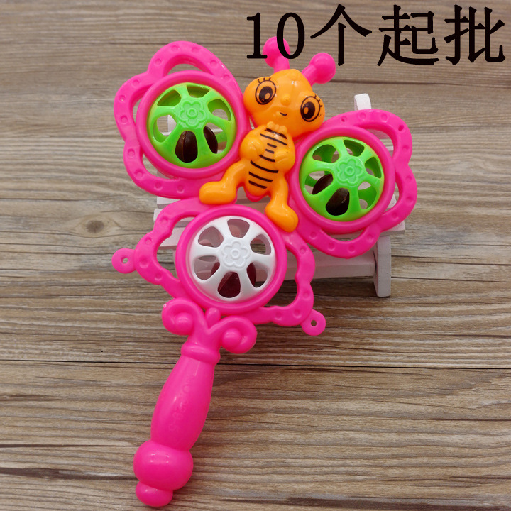 F1222 abeja sonajero Bell calmante juguetes puesto infantil Yiwu 2 yuanes dos yuanes al por mayor