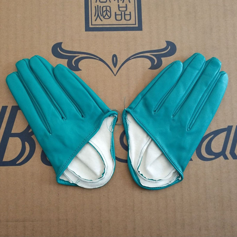 전체 손가락 절반 손바닥 라이트 그린