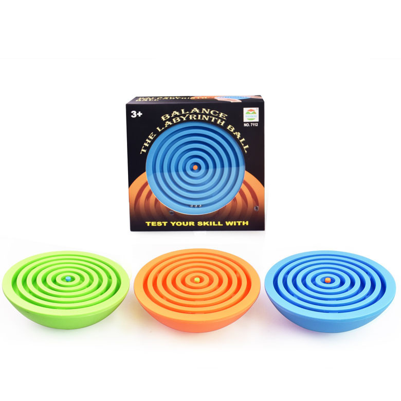 Inteligencia DE LOS NIÑOS equilibrio bola descompresión juguete semicírculo ponderado 3D Bola de laberinto