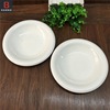 White ceramic dishes Western food round soup plate reflux Zhengde Pan Hotel hot dish special dish on the soup dish plate