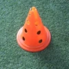 30cm round bottom with holes orange
