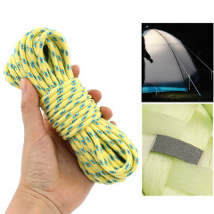Outdoor large tent 5mm thickened 10M reflective rope tent rope clothesline ground nail windproof drawstring canopy accessories