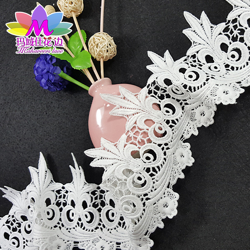 新款现货批发 窗帘服饰花边辅料 供应精美睫毛蕾丝花边
