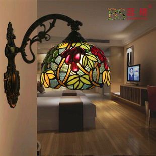 Foreign Trade Tie Wall Lamp European Retro Bar Restaurant Cafe Inn Staircase Corridor Nongjiale Wall Lamp