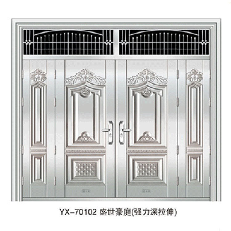 304 Stainless Steel Entry-level Fire-proof Door Classy Villa Door Fire Door Safety Door Flat Door Entry Door