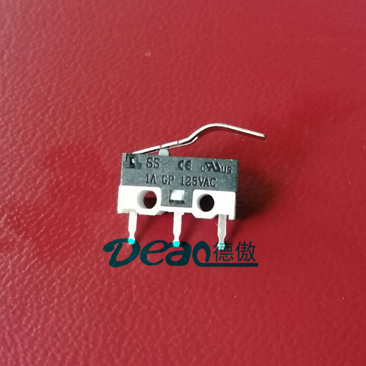 台湾高品质鼠标微动开关，铍铜弹片微动开关，环保型行程微动开关