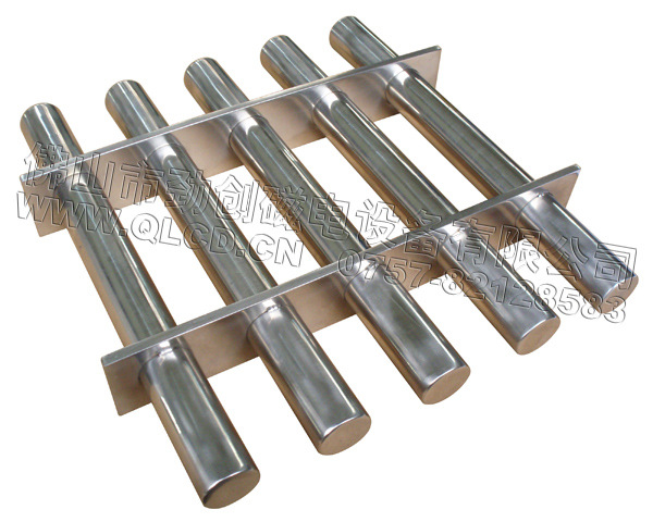 厂家供应 干式强磁吸铁器磁力架 单层5管 特强磁力棒磁力架易清理