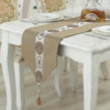 Modern classic coffee table, cloth, with embroidery