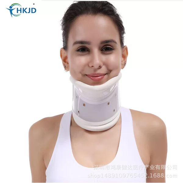 Hkjd Breathable Neck Support Fixed Neck Protector Neck Protector Adjustable Separates Hard Neck Support Anti-Low Head Collar