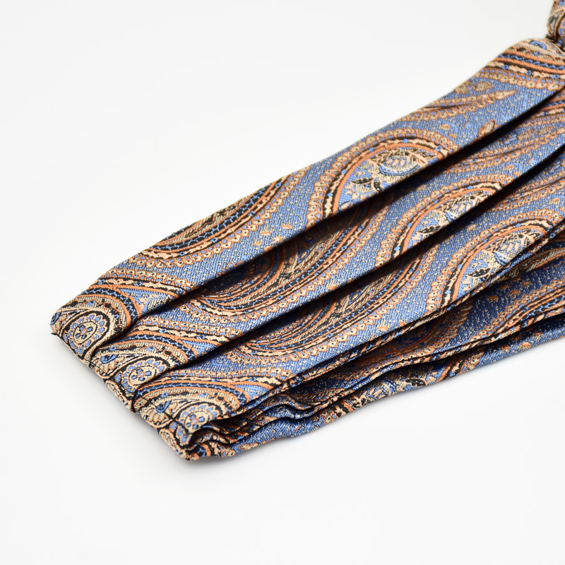 Set di fazzoletti da taschino da uomo in stile coreano con motivo Paisley, colletto della camicia, sciarpa da lavoro alla moda_voghion.com