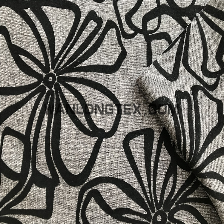 植绒沙发布料 仿麻布 SAWANA  SOFA FABRIC