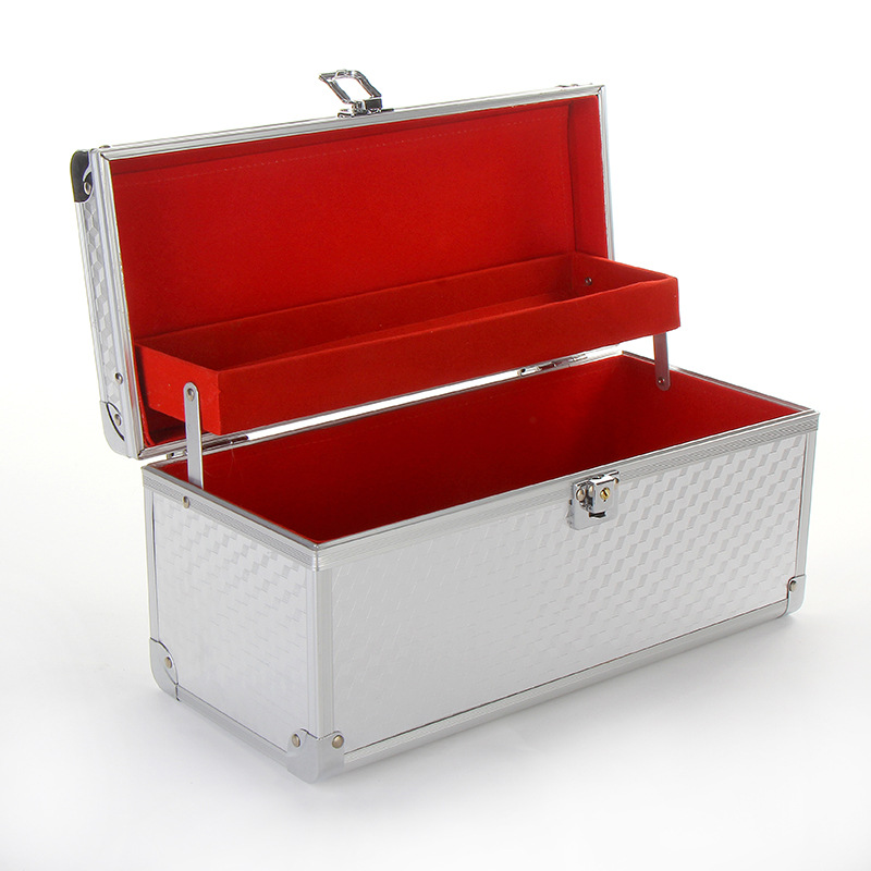 厂家直销 铝合金采耳工具箱 美容美甲化妆箱收纳箱多功能工具箱