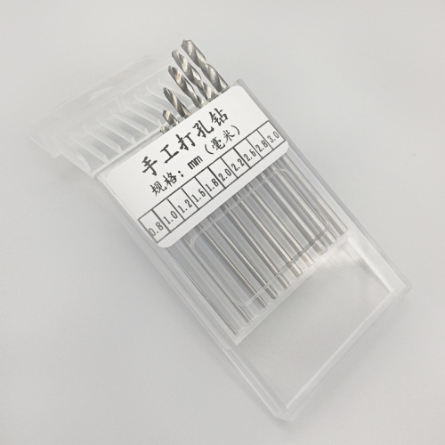 10pc/20pc boxed drill bits, model toy punching drill set, high speed steel twist drill, hand drill set