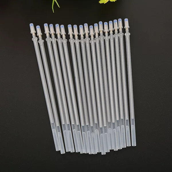 Cross Stitch Accessories 0.7 Pen Tip Silver Leather Clothing Hydrolyzed Pen Water-soluble Refill 100 Pieces/pack