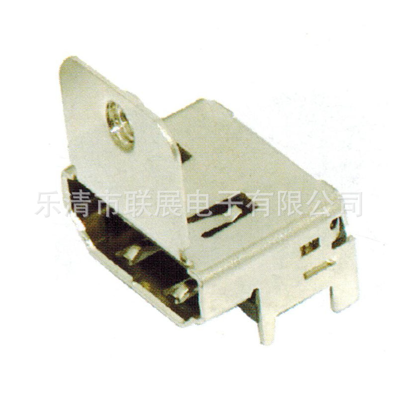 HDMI母座带PCB板焊线式 hdmi母头 铜壳镀金 HDMI连接器