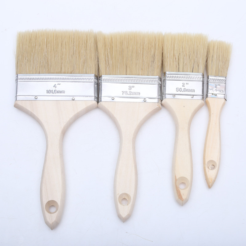 Fábrica personalizada cepillo de mango de madera de alta calidad con agujeros de exportación cepillo herramienta cepillo de pintura cepillo de limpieza doméstico