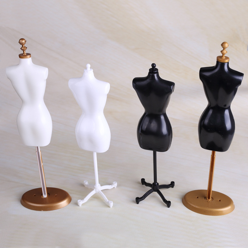 6 points doll model hanger mini little table children's clothing design DIY material clothing display rack