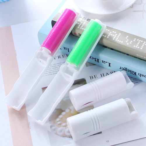 Portable Foldable Washable Dust Rolling Hair Remover Clothes Dust Brush Electrostatic Brush Reusable