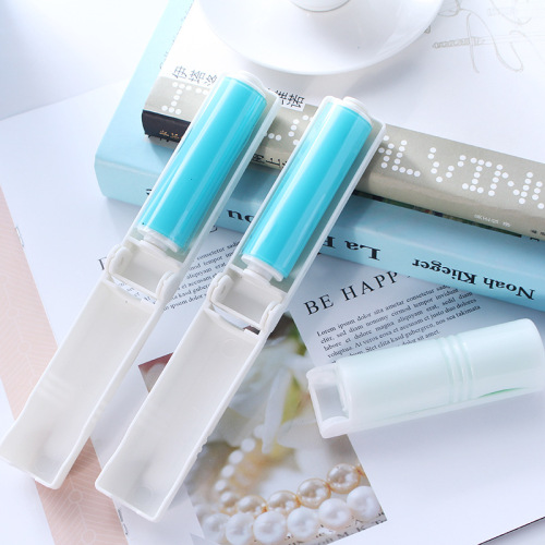 Portable Foldable Washable Dust Rolling Hair Remover Clothes Dust Brush Electrostatic Brush Reusable