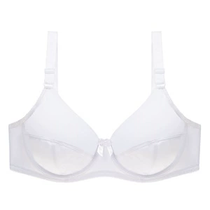 Cooling plus‑size full‑coverage bra, breathable mesh, molded cups, sizes 36/80–52/120