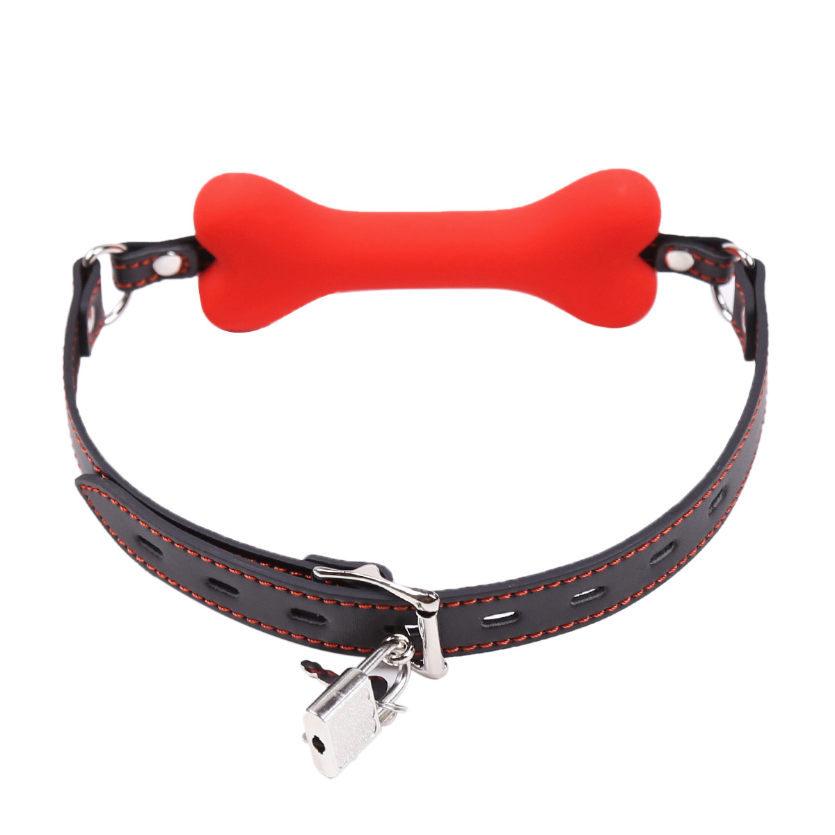 Tienda de la fábrica Comercio exterior juguetes sexuales para hombres y mujeres juguete perro hueso boca enchufe silicona boca bola perro hueso boca abridor
