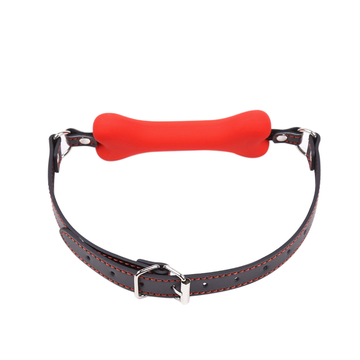 Tienda de la fábrica Comercio exterior juguetes sexuales para hombres y mujeres juguete perro hueso boca enchufe silicona boca bola perro hueso boca abridor