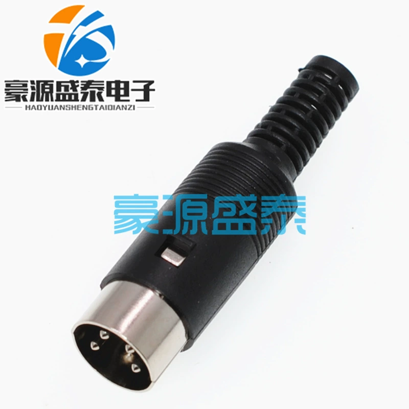 Большая клавиатура и мышь ДИН штепсельной вилки с терминальная штепсельная Вилка терминала штепсельной вилки 4П ПС2 штыря ядра 4 Мужская терминальная