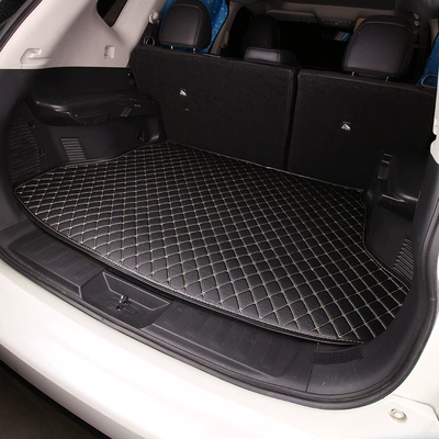 Range of Styles, Automotive Supplies – Trunk Mat - flat-edge-quilted-black-rice-noodles-custom