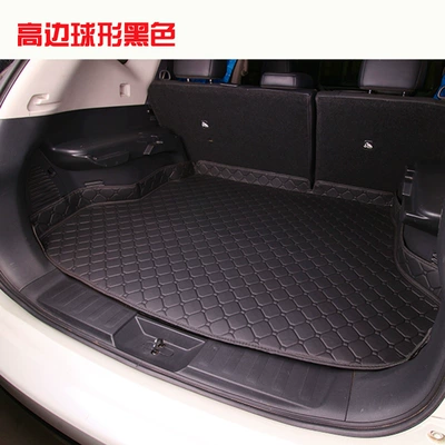 Trunk Mat, Compartment Luggage Mats, Complete Range - high-sided-spherical-black-black-line-custom
