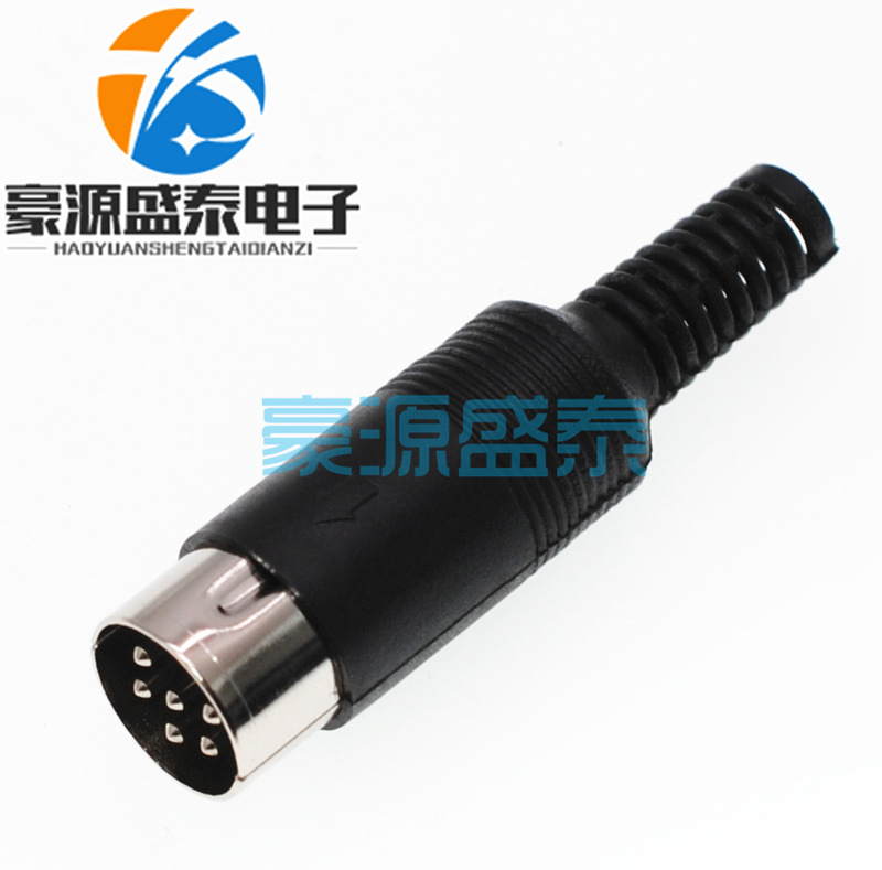 Large s terminal plug DIN keyboard and mouse plug 6 core pin male terminal plug 6p PS2 terminal plug Large s terminal plug DIN keyboard and mouse plug 6 core pin male terminal plug 6p PS2 terminal plug