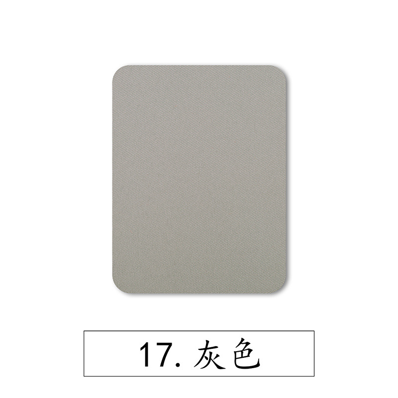 Color rectangular imitación Denim parche de planchado parche rodilla codo parche decorativo parche de tela de corte casual